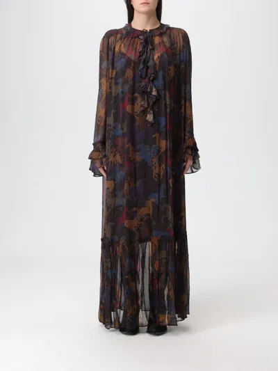 Zadig & Voltaire Dress  Woman Color Brown In Animal Print