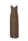 Zadig & Voltaire Ramelil Soft Leopard Print Dress In Animal Print