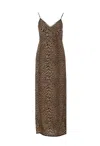Zadig & Voltaire Ramelil Soft Leopard Print Dress In Animal Print