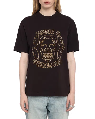 ZADIG & VOLTAIRE EDWIN BC SKULL STRAS TEE