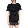 Zadig & Voltaire Edwin Crystal Embellished Flocked Logo T-shirt In Black