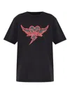 Zadig & Voltaire Edwin Heart Graphic T-shirt In Black