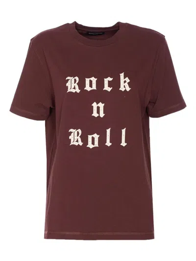 Zadig & Voltaire Zadig&voltaire Edwin Tc Rock N Roll Strass Clothing In Red