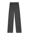 Zadig & Voltaire Elio Straight-leg Jeans In Gray