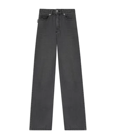Zadig & Voltaire Elio Straight-leg Jeans In Gray