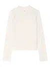 Zadig & Voltaire Womens Nalty Stud-embellished Wool And Cashmere-blend Jumper Ecru Xs In Animal Print