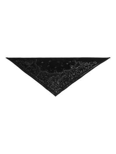 Zadig & Voltaire Embellished Scarf In Black