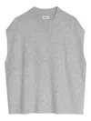 Zadig & Voltaire Embellished Sleeveless Sweater In Gray