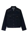 Zadig & Voltaire Bases Western Denim Jacket In Black