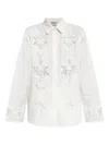 Zadig & Voltaire Embroidered Detail Shirt In White