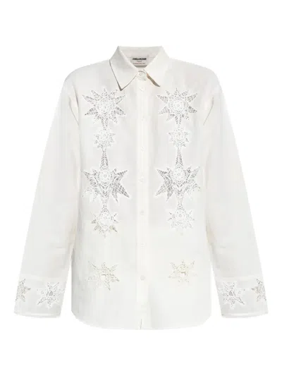 Zadig & Voltaire Embroidered Detail Shirt