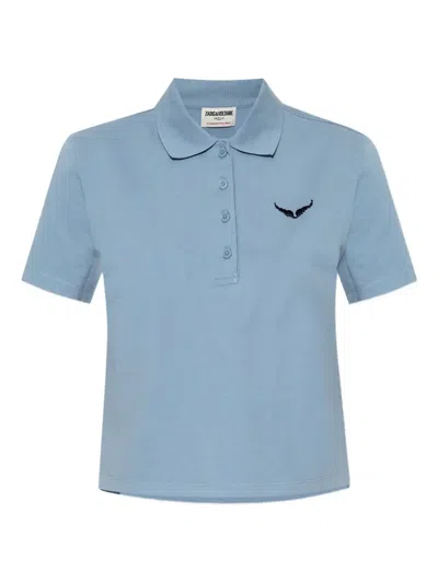 Zadig & Voltaire Embroidered-logo Polo Top