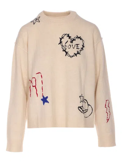 ZADIG & VOLTAIRE EMBROIDERED SWEATER