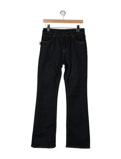 Pre-owned Zadig & Voltaire Emile Wide Leg Jeans In Black