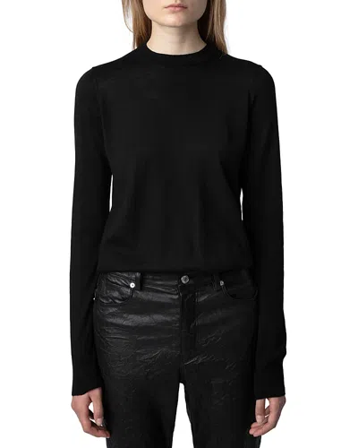 ZADIG & VOLTAIRE EMMA MERINO WOOL SWEATER