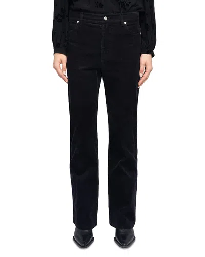 Zadig & Voltaire Evy Corduroy Pants In Black