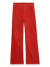 Zadig & Voltaire Evy Corduroy Trousers In Red