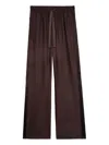 Zadig & Voltaire Evy Drawstring Trousers In Brown