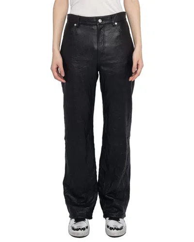 ZADIG & VOLTAIRE ZADIG & VOLTAIRE EVY LEATHER PANT