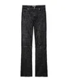 Zadig & Voltaire Evy Pleated Leather Pants In Black