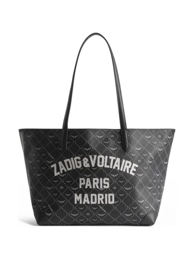 Zadig & Voltaire Extra-large Resort Madrid Tote Bag In Black