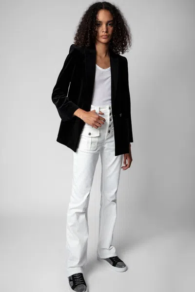 Zadig & Voltaire Eyes Eco Jeans In White