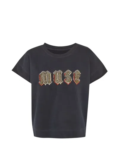 Pre-owned Zadig & Voltaire Fame Brode Embroidered Top In Black