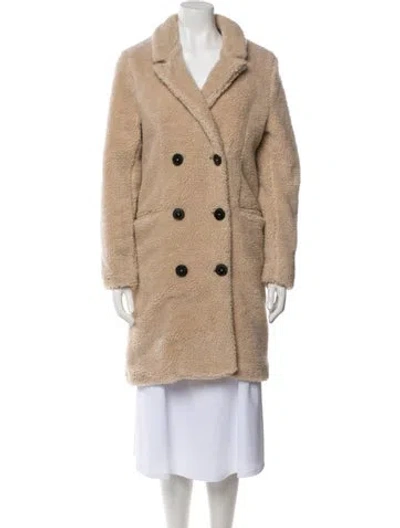 Pre-owned Zadig & Voltaire Faux Fur Jacket In Neutral
