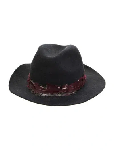 Pre-owned Zadig & Voltaire Fedora Hat In Blue