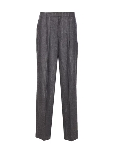 ZADIG & VOLTAIRE FLANELLE STRIPED PANTS