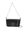 Zadig & Voltaire Flap Shoulder Bag In Black