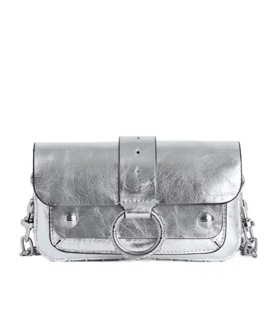 ZADIG & VOLTAIRE FLAP SHOULDER BAG