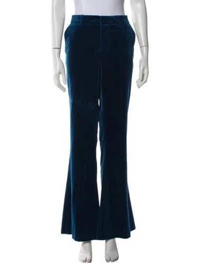 Pre-owned Zadig & Voltaire Flared Pants In Blue