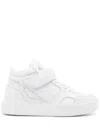 Zadig & Voltaire Flash Mid-top Flatform Sneakers In White