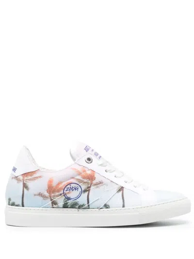 Zadig & Voltaire Flask Low-top Sneakers In White