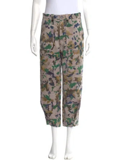 Pre-owned Zadig & Voltaire Floral Print Skinny Leg Pants In Purple