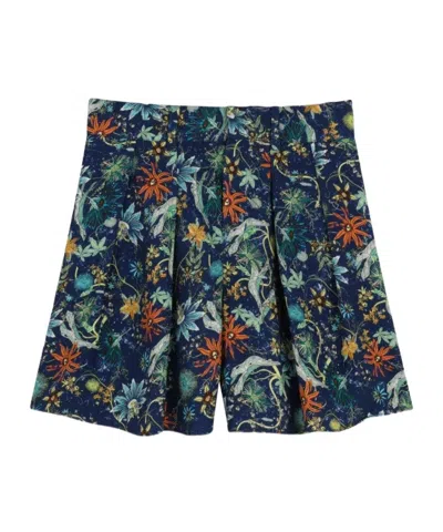 Zadig & Voltaire Kids' Floral-print Shorts In Multi