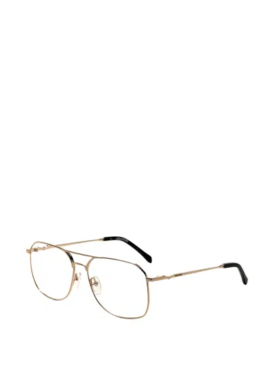 Zadig & Voltaire Geometric-frame Glasses In 골드 톤