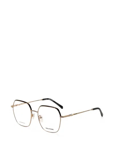Zadig & Voltaire Geometric-frame Glasses In Gold