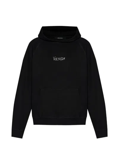 Zadig & Voltaire Georgio Logo Hoodie In Black