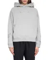 Zadig & Voltaire Georgy Multicusto Strass Cotton Hoodie In Gray