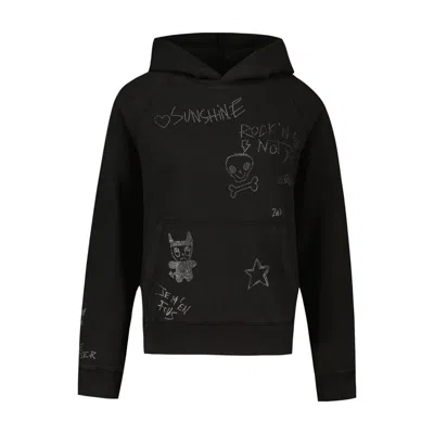 Zadig & Voltaire Georgy Mo Chin Hoodie In Black