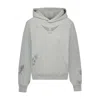 Zadig & Voltaire Embellished Hooded Knitwear With Front Pocket Detail In Gray