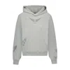Zadig & Voltaire Embellished Hooded Knitwear With Front Pocket Detail In Gray