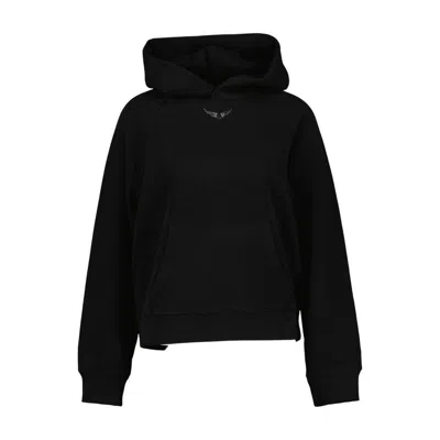 ZADIG & VOLTAIRE ZADIG&VOLTAIRE GEORGY PMO WINGS STRASS SWEAT TOP