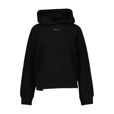 ZADIG & VOLTAIRE ZADIG&VOLTAIRE GEORGY PMO WINGS STRASS SWEAT TOP