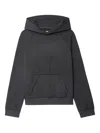 Zadig & Voltaire Womens Carbone Georgy Rhinestone-text Cotton-jersey Hooded Sweatshirt In Gray