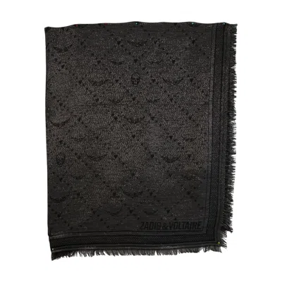 ZADIG & VOLTAIRE ZADIG&VOLTAIRE GLENN MONOGRAM SCARF