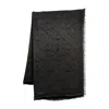 Zadig & Voltaire Zadig&voltaire Glenn Monogram Scarf In Black