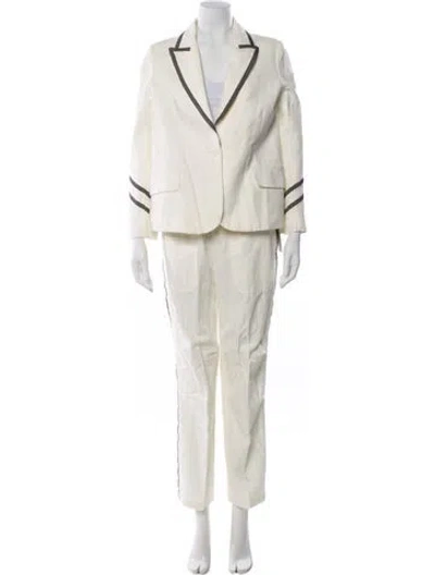 Pre-owned Zadig & Voltaire Glitter Accents Pantsuit In Neutral
